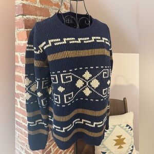 Pendleton Women’s Westerly Crewneck 100% Wool NWT Size Large